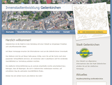 Tablet Screenshot of innenstadtentwicklung-geilenkirchen.de